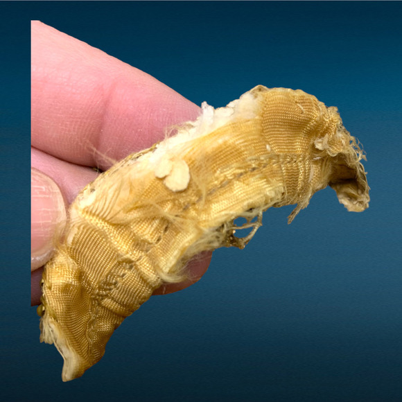 Vintage 1950's Whiting & Davis Gold Mesh Evening Bag Wristlet Rhinestone Clasp - Picture 8 of 9